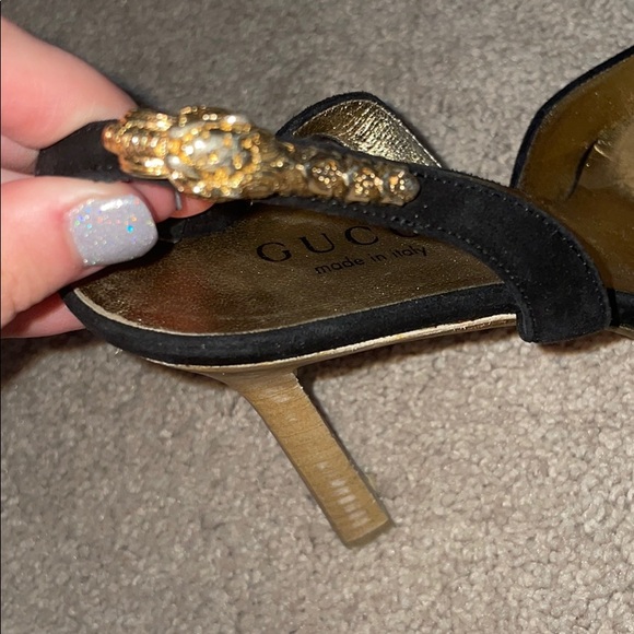 GUCCI BLACK HIGH HEELS